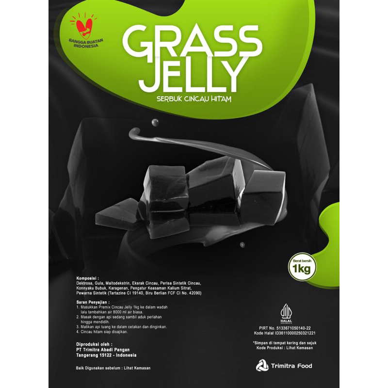 Cincau Grass Jelly Instan 1 Kg