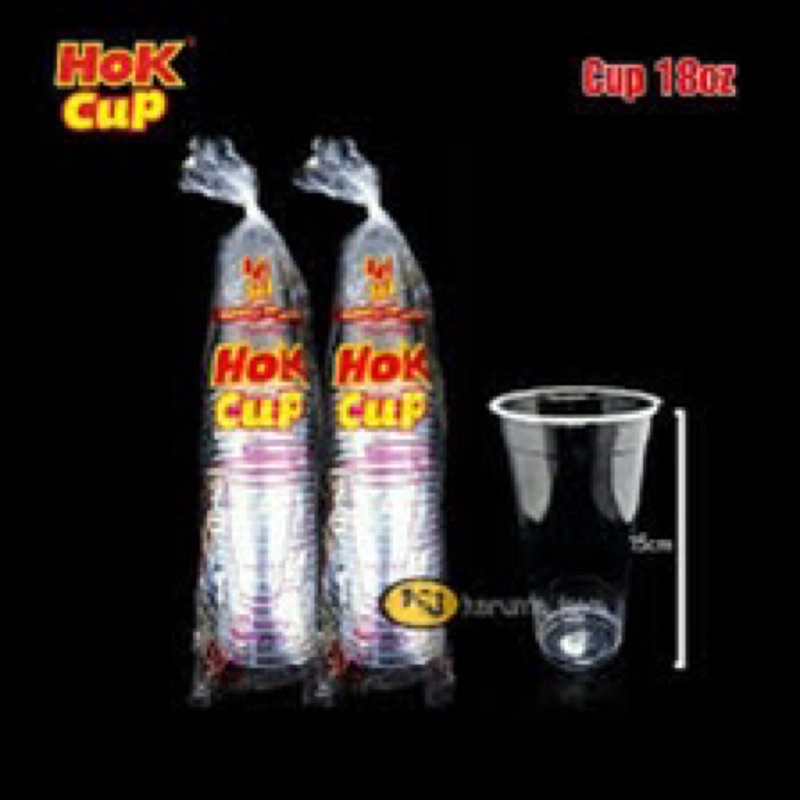 gelas hok 18 oz per dus isi 1000 pcs