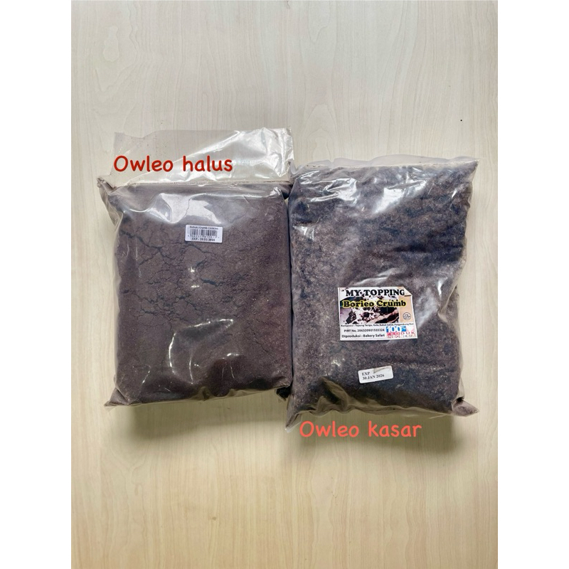 Topping Black Crumb 1 Kg Premium - Crumb Kasar - Crumb Halus