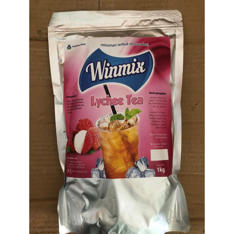 Bubuk Minuman Lecitea - Leci Tea Winmix Premium 1 Kg
