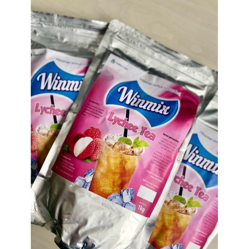 Bubuk Minuman Lecitea - Leci Tea Winmix Premium 1 Kg
