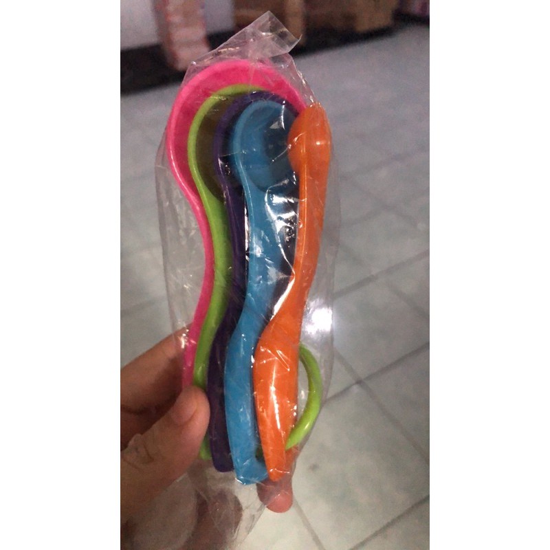 SENDOK TAKAR WARNA WARNI BERBAGAI UKURAN 1-15 ML