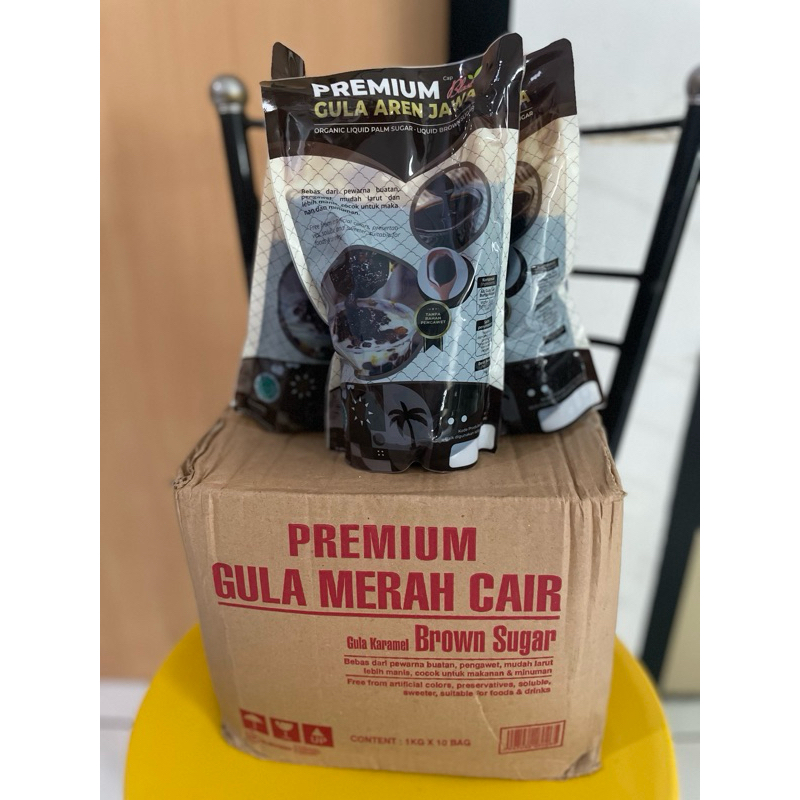 GULA AREN CAIR PREMIUM 1 Kg POUCH - GULA CAIR - GULA AREN BLAST