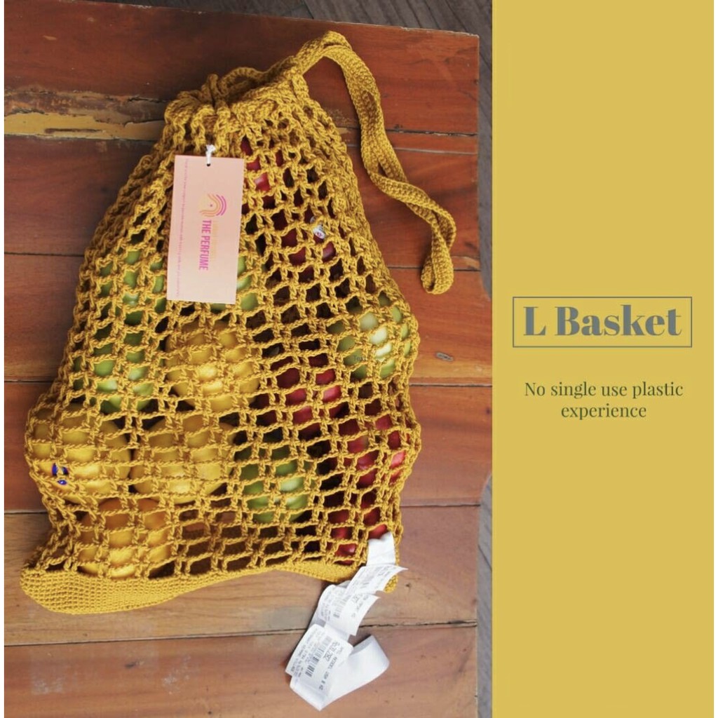 I Want To Smell The Perfume - L Basket - Tas Belanja Fashionable