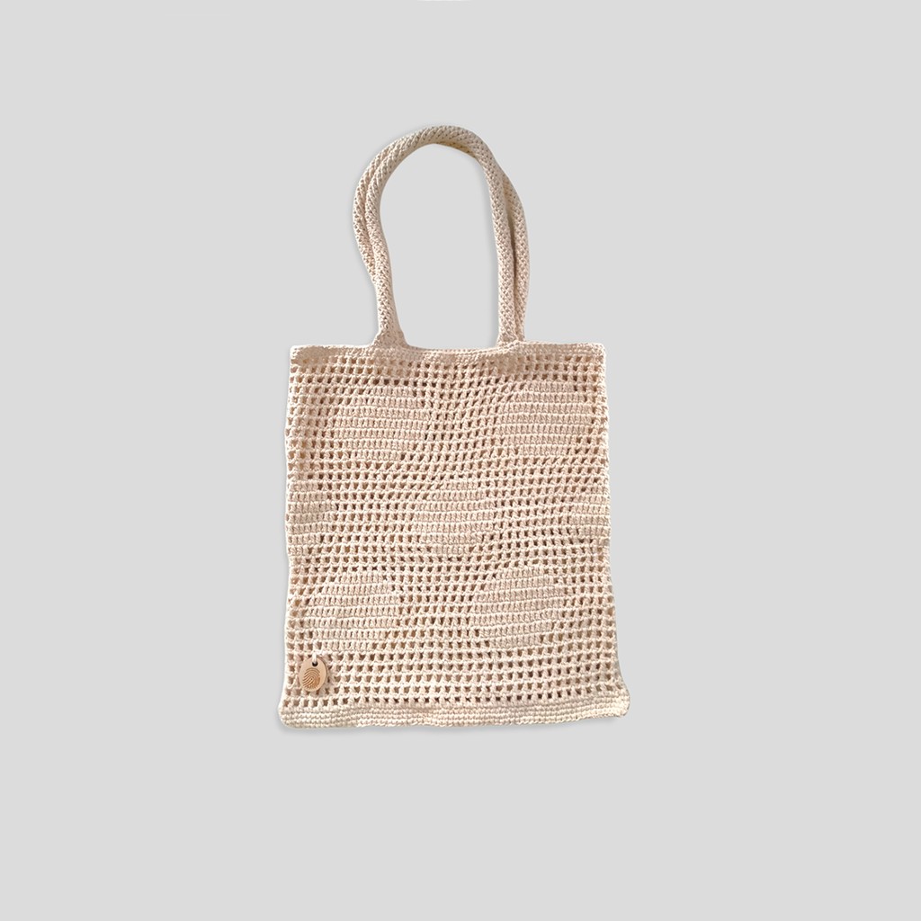 I Want To Smell The Pefume - Spotty Tote Bag - Tas Rajut
