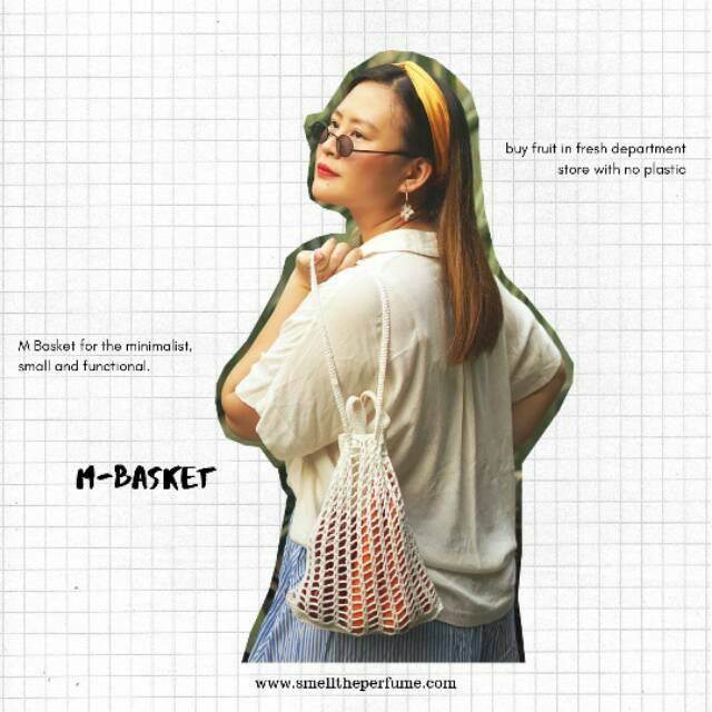 I Want To Smell The Perfume - M Basket - Tas belanja serbaguna