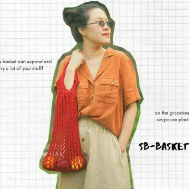 I Want To Smell The Perfume - SB Basket - Tas belanja fashionable