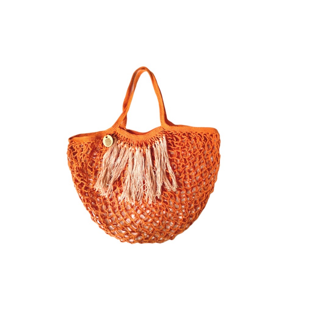 I Want To Smell The Perfume - Melly Fringes - Tas crochet untuk liburan