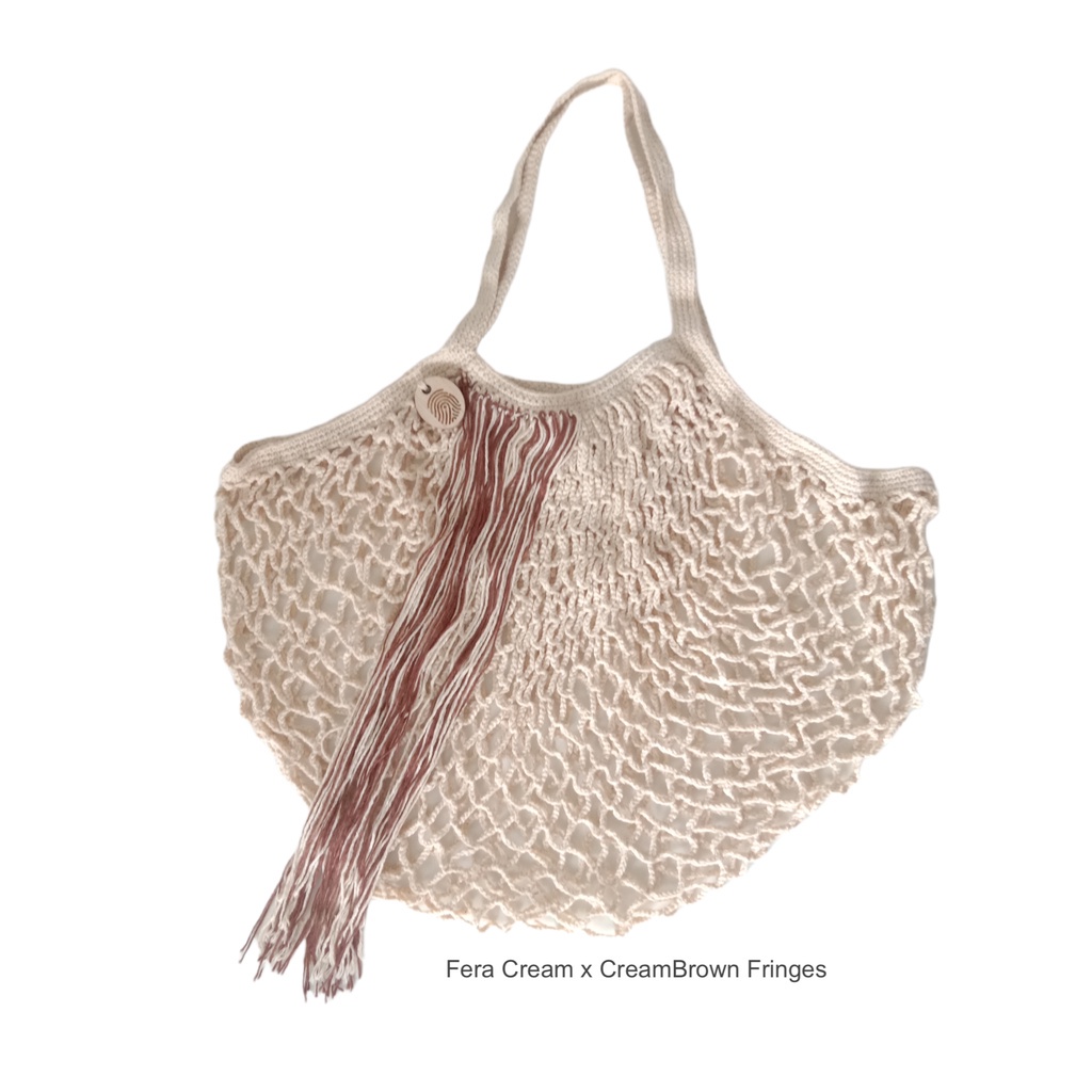 I Want To Smell The Perfume - Melly Long Fringes - Tas belanja reusable serba pakai