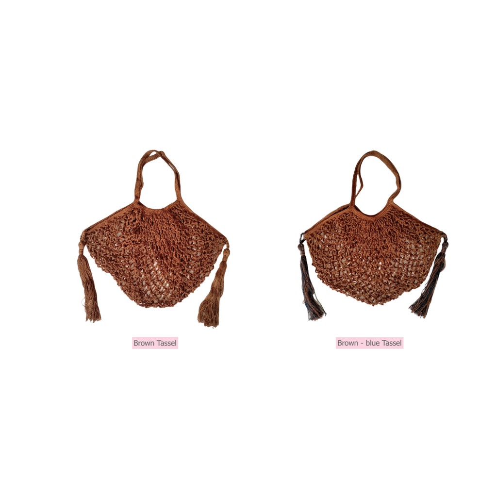 I Want To Smell The Perfume - Melly Market Tassel - Shopping Bag