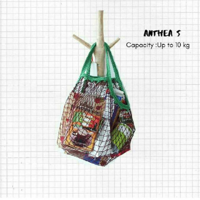 I Want To Smell The Perfume - Anthea S - Tas belanja upcycle jaring ikan