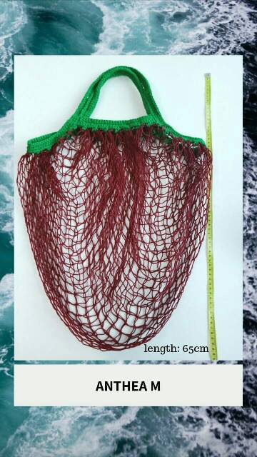I Want To Smell The Perfume - Anthea M - Tas belanja upcycle jaring ikan