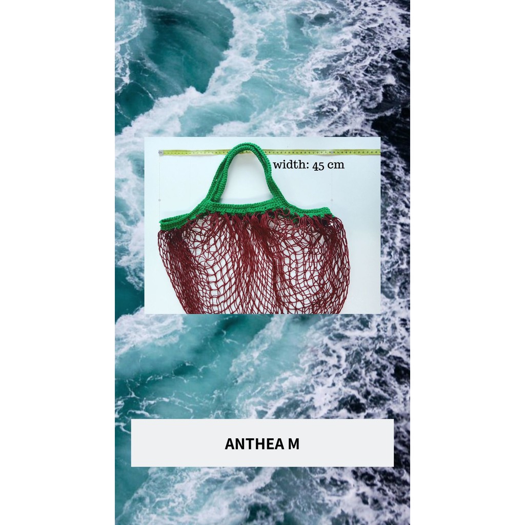 I Want To Smell The Perfume - Anthea M - Tas belanja upcycle jaring ikan