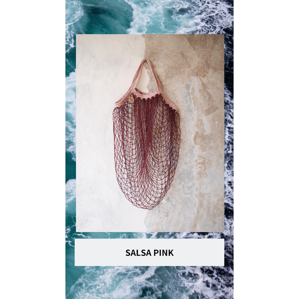 I Want To Smell The Perfume - Anthea M - Tas belanja upcycle jaring ikan