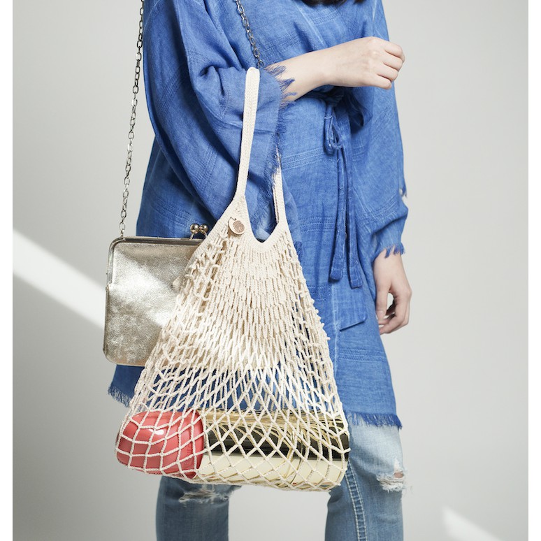 I Want To Smell The Perfume - Melly Market Bag - Tas rajut belanja reusable