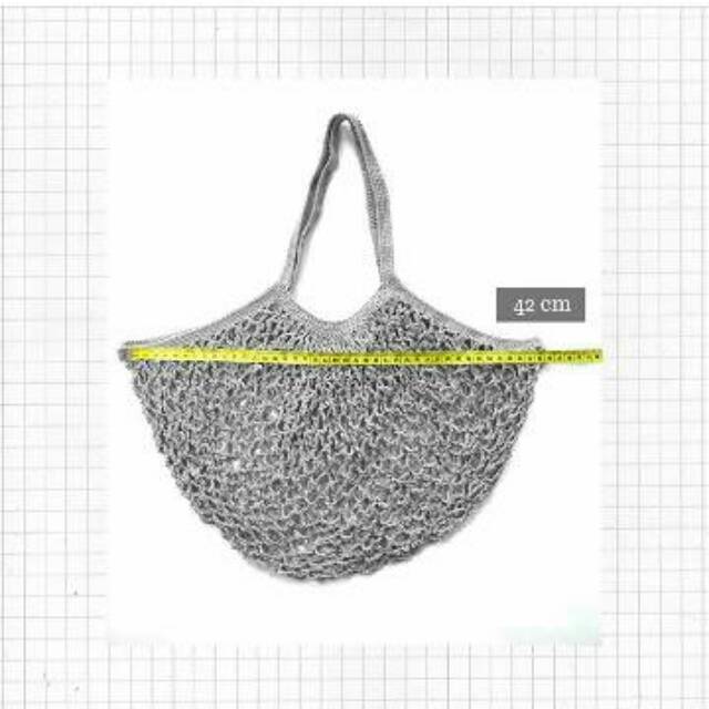 I Want To Smell The Perfume - Melly Market Bag - Tas rajut belanja reusable