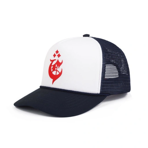 Image of CROSSOVER TRUCKER HAT MARCA WHITE NAVY