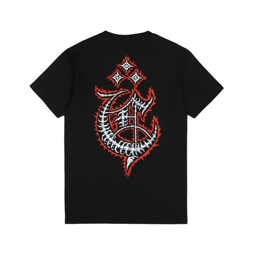 Image of T-SHIRT CROSSOVER MEATLESS BLACK