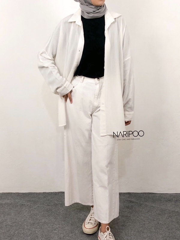 Kemeja Rayon Crinkle Airflow