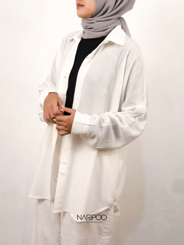 Kemeja Rayon Crinkle Airflow