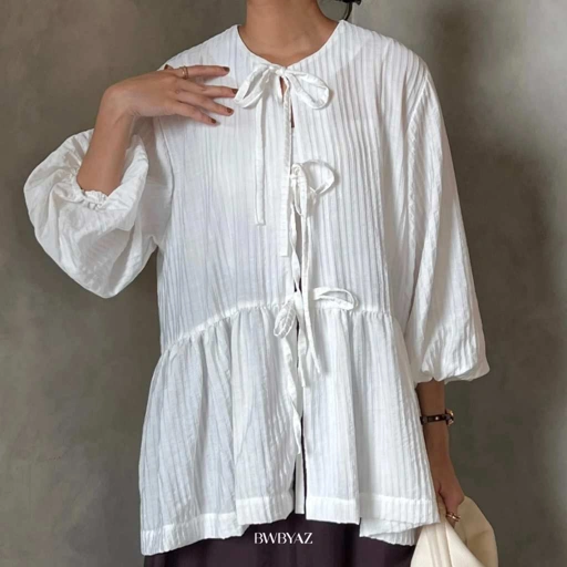 Image of BWBYAZ - AYUNDARI PLEATS OUTER