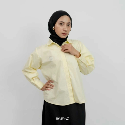 Image of BWBYAZ - Syaaline Embroidery Shirt [READY STOCK]
