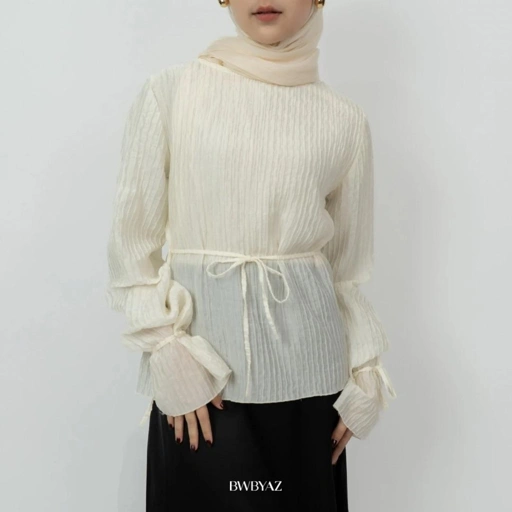 Image of SHIREEN FLARE TOP LONG SLEEVE