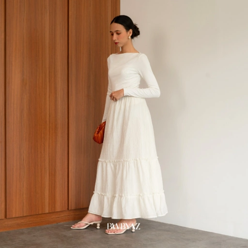 Image of BWBYAZ - BELLE RUFFLE SKIRT