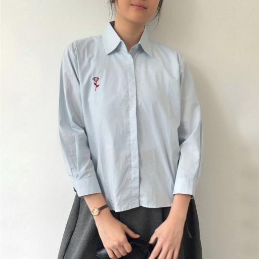 Image of BWBYAZ - ANJANI EMBROIDERY LONG SLEEVE SHIRT