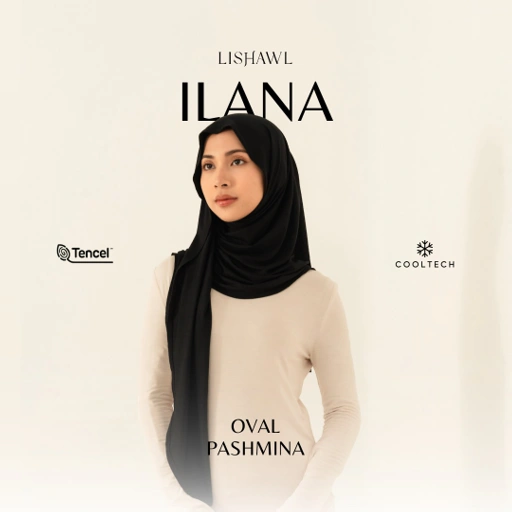 Image of LISHAWL - ILANA OVAL PASHMINA [READY STOCK]