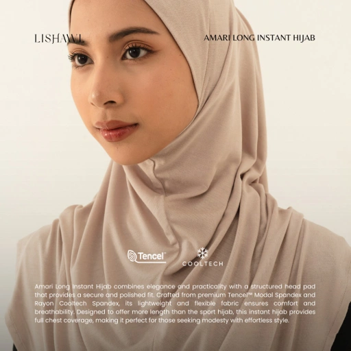 Image of LISHAWL - AMARI LONG INSTAN HIJAB 