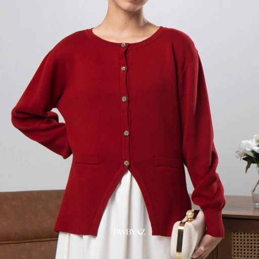 Image of BWBYAZ - NARA FIT KNIT CARDIGAN VOL 1 (READY STOCK)