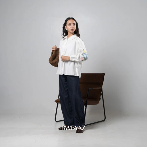 Image of BWBYAZ - ELISE EMBROIDERY SHIRT