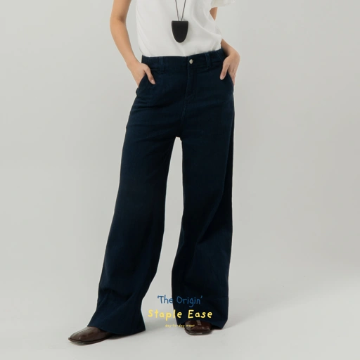 Image of BWBYAZ STAPLE EASE - ORYN LOOSE PANTS (READY STOCK)