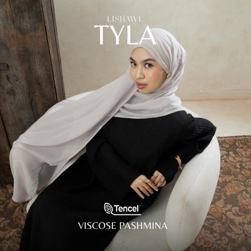 Image of LISHAWL - TYLA TENCEL VISCOSE PASHMINA (READY STOCK)