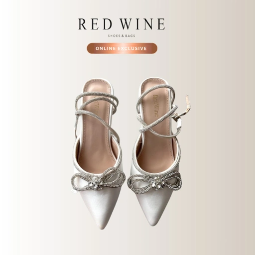 Image of {PREMIUM QUALITY} Red Wine V338-5A Cassandra Sepatu High Heels Wanita 7 cm