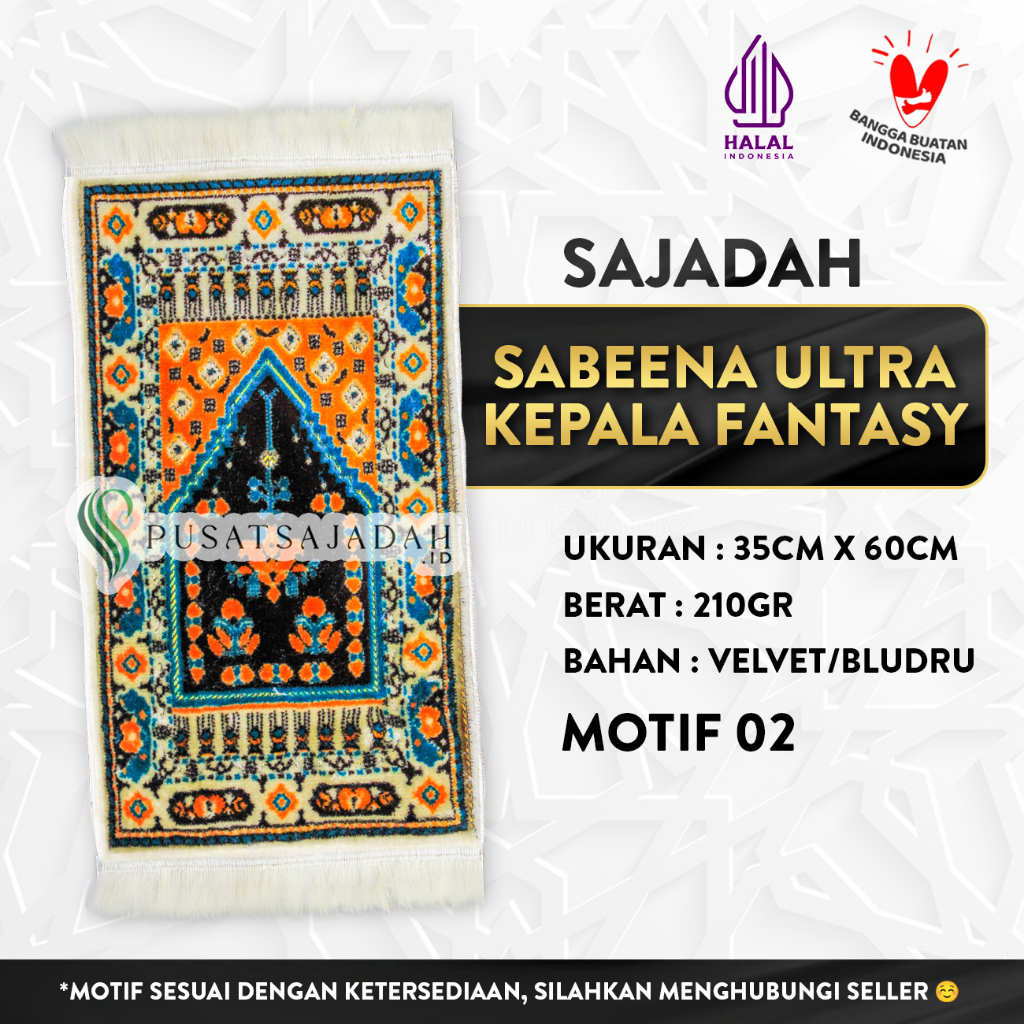 Sajadah Sabeena Ultra Kepala Fantasy