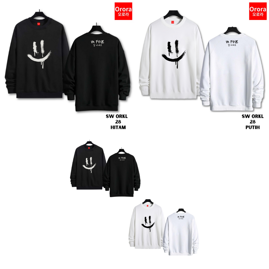 Orora Sweater Pria Korea Im Fine - SW ORKL 28