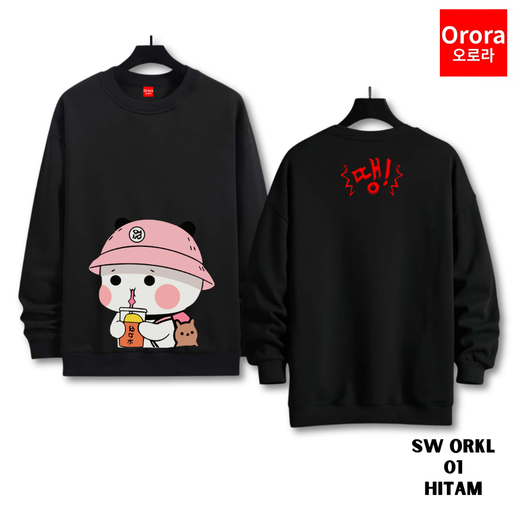 Orora Sweater Distro Premium Korea Cute Little Bear - SW ORKL 01