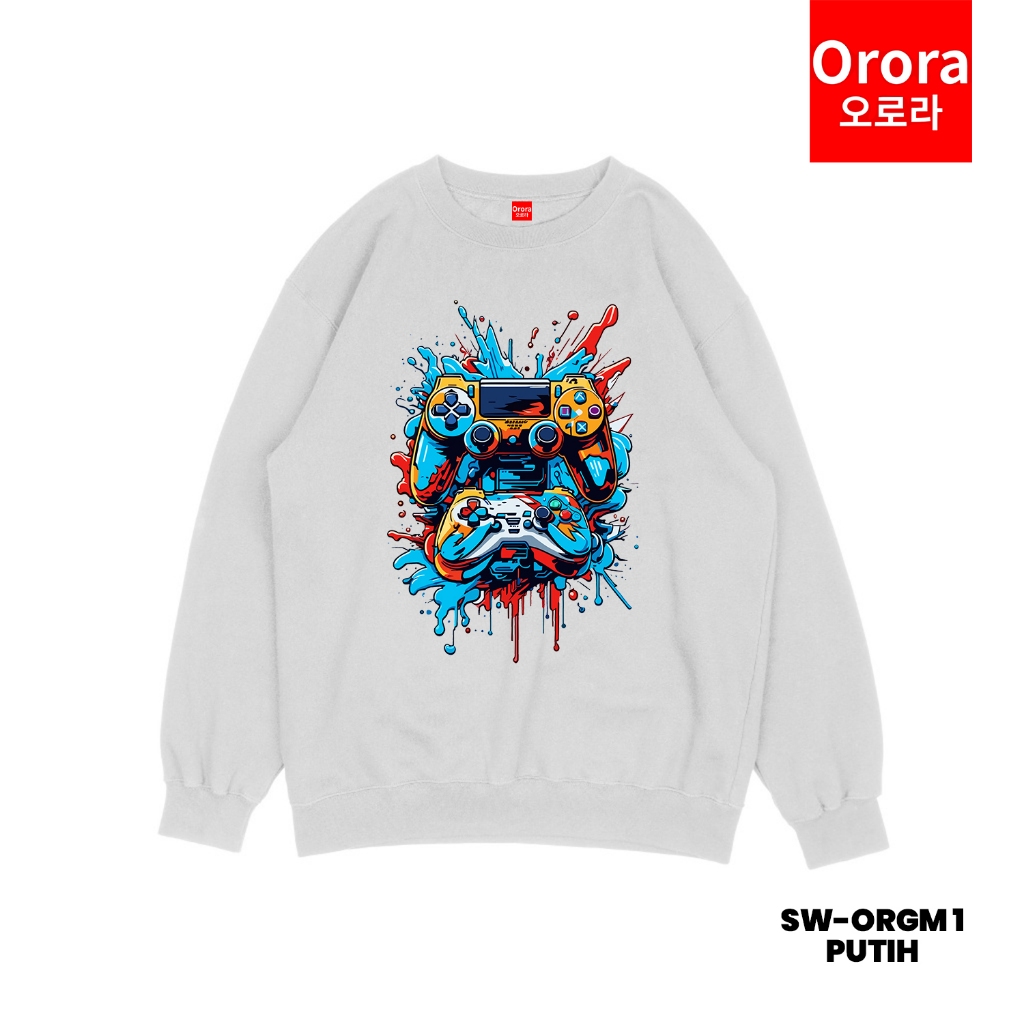 Orora Sweater Distro Premium Korea Stik Game Playstation - SW ORGM 01