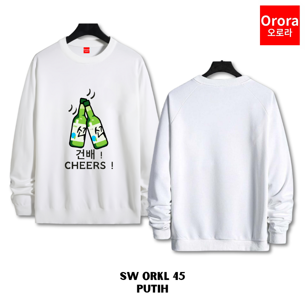 Orora Sweater Wanita Korea Cheers Your Day - SW ORKL 45