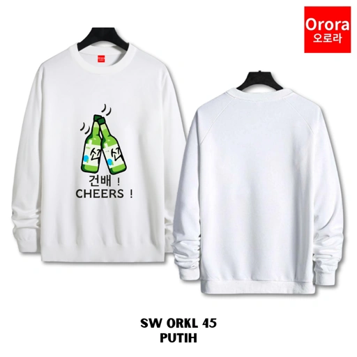 Image of Orora Sweater Wanita Korea Cheers Your Day - SW ORKL 45