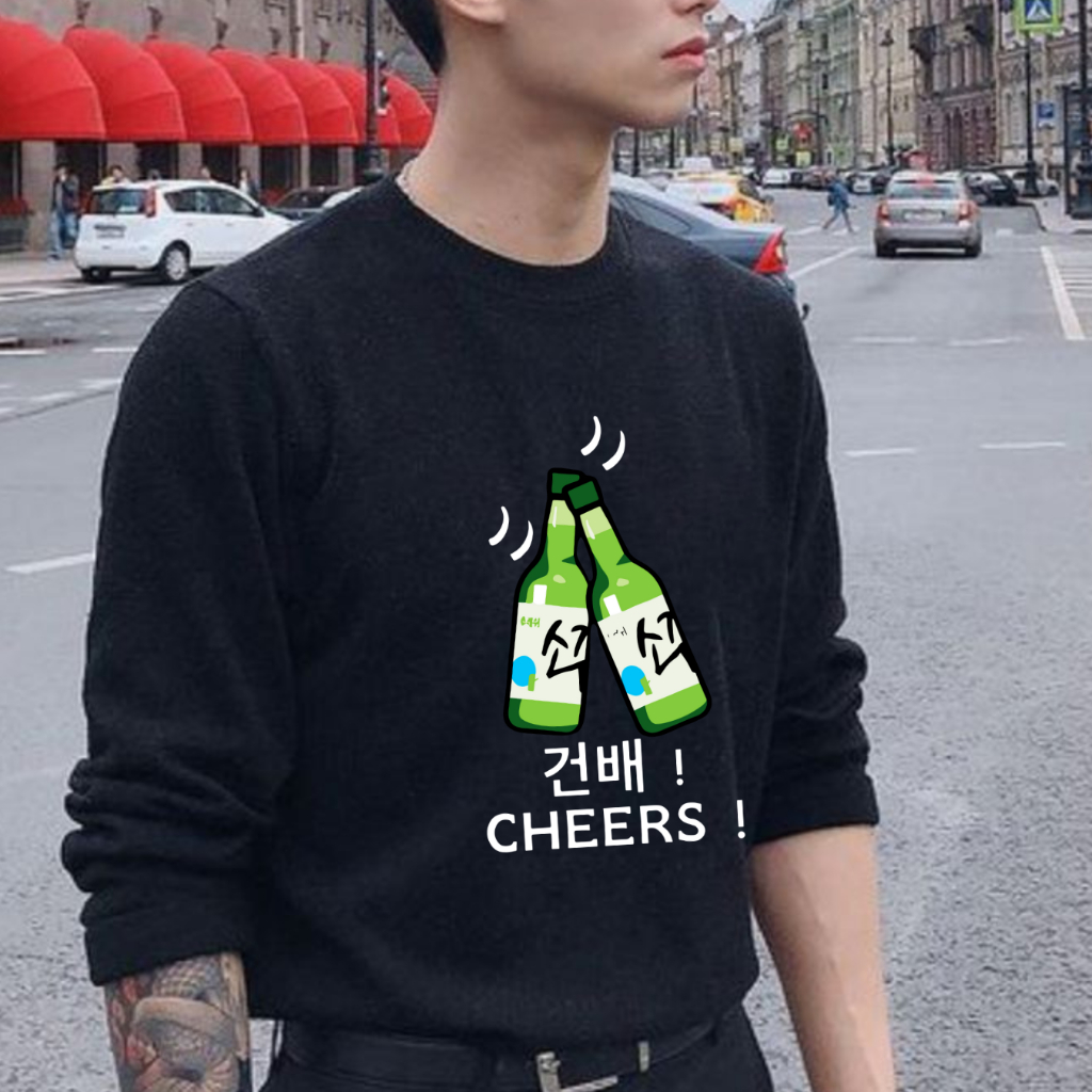 Orora Sweater Wanita Korea Cheers Your Day - SW ORKL 45