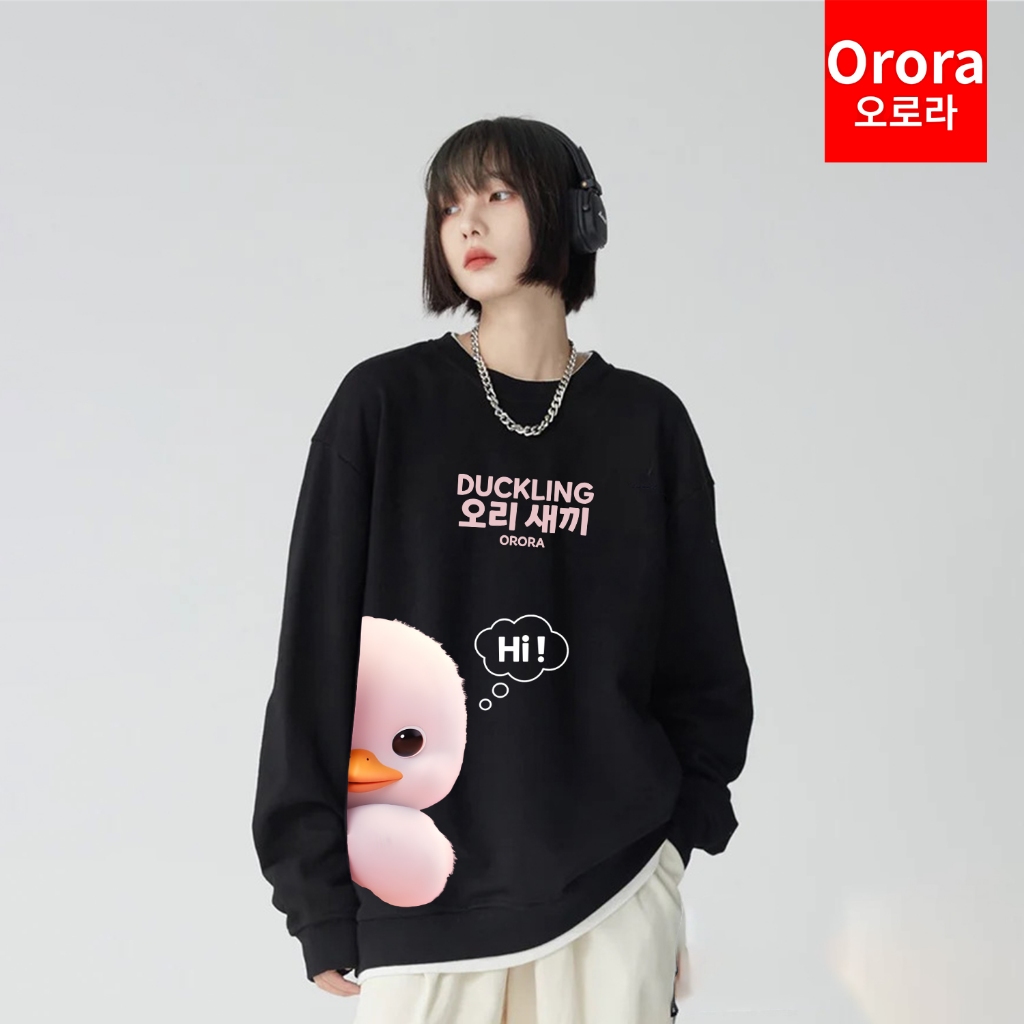 Orora Sweater Distro Premium Korea 3D Cute Duck - SW NOR3D 2