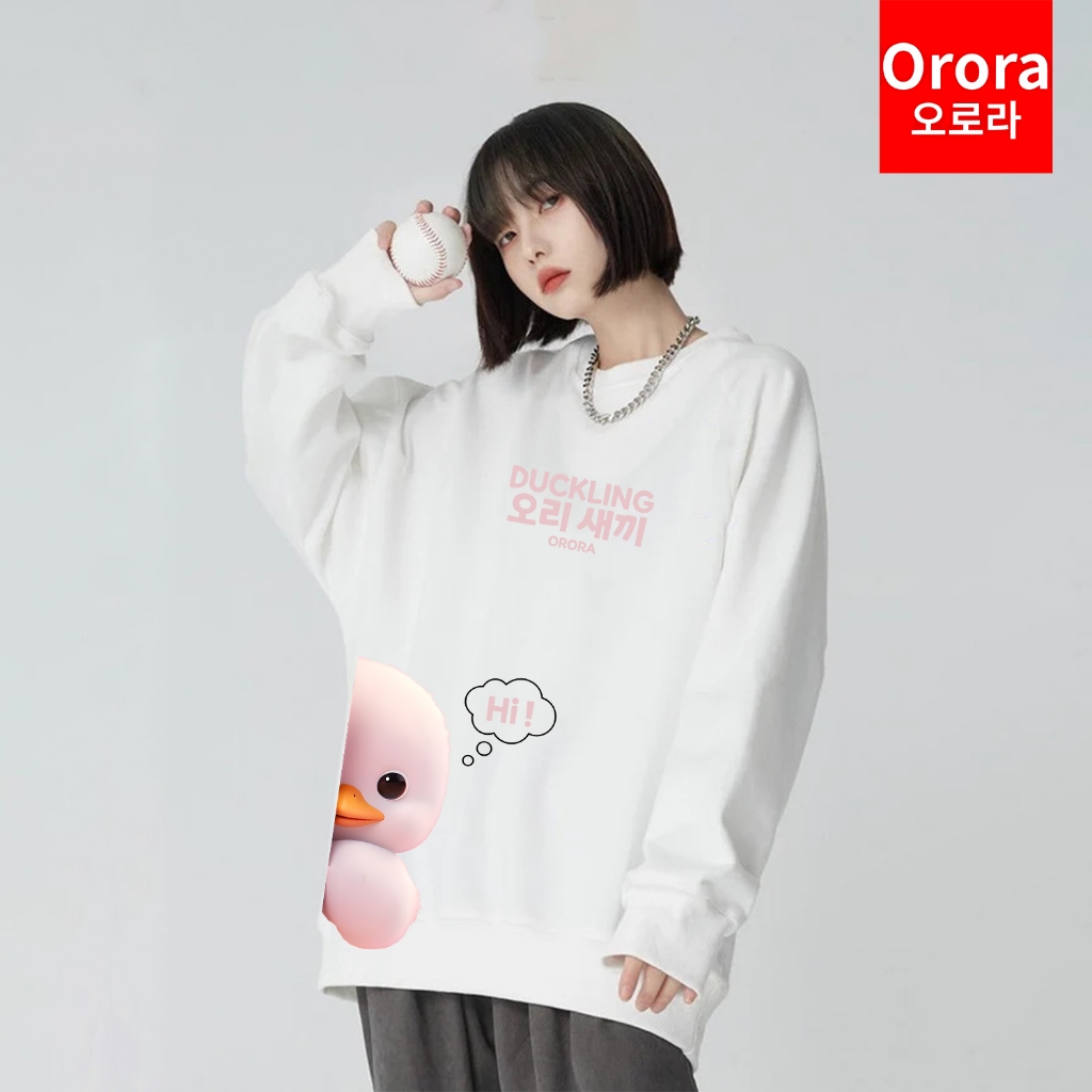 Orora Sweater Distro Premium Korea 3D Cute Duck - SW NOR3D 2