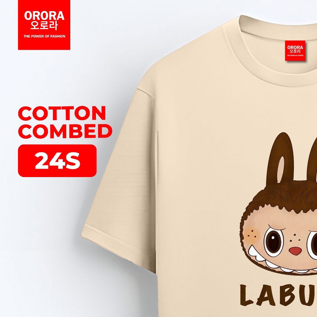 Kaos Pria Lengan Pendek peri monster korea Face NORL 4