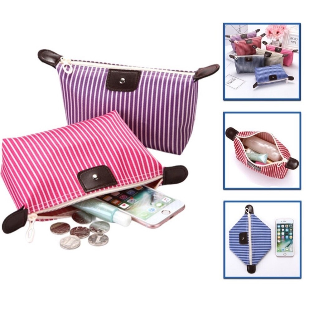 (BONUS BERLAKU KELIPATAN) Tas Kosmetik Makeup Pouch Alat Mandi Organizer Anti Air
