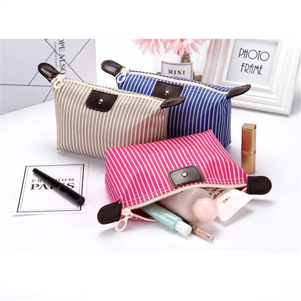 (BONUS BERLAKU KELIPATAN) Tas Kosmetik Makeup Pouch Alat Mandi Organizer Anti Air