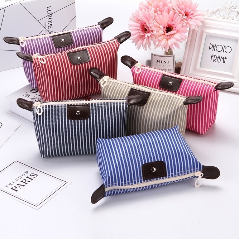 (BONUS BERLAKU KELIPATAN) Tas Kosmetik Makeup Pouch Alat Mandi Organizer Anti Air