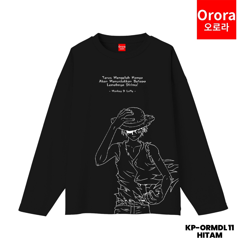 ORORA KAOS LENGAN PANJANG DISTRO PREMIUM ONE PIECE - TP ORMDL 11